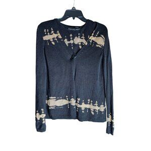 Josephine Chaus Women 2 pc Set Tank Top And Sweater Cardigan Sz S Petite Black